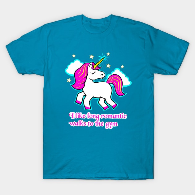 Unicorn gym shirt on sale